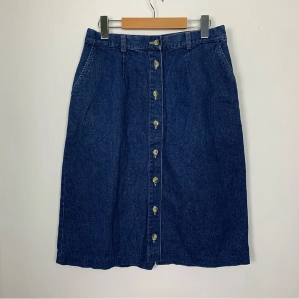 Vintage 90s Cabin Creek Denim Skirt